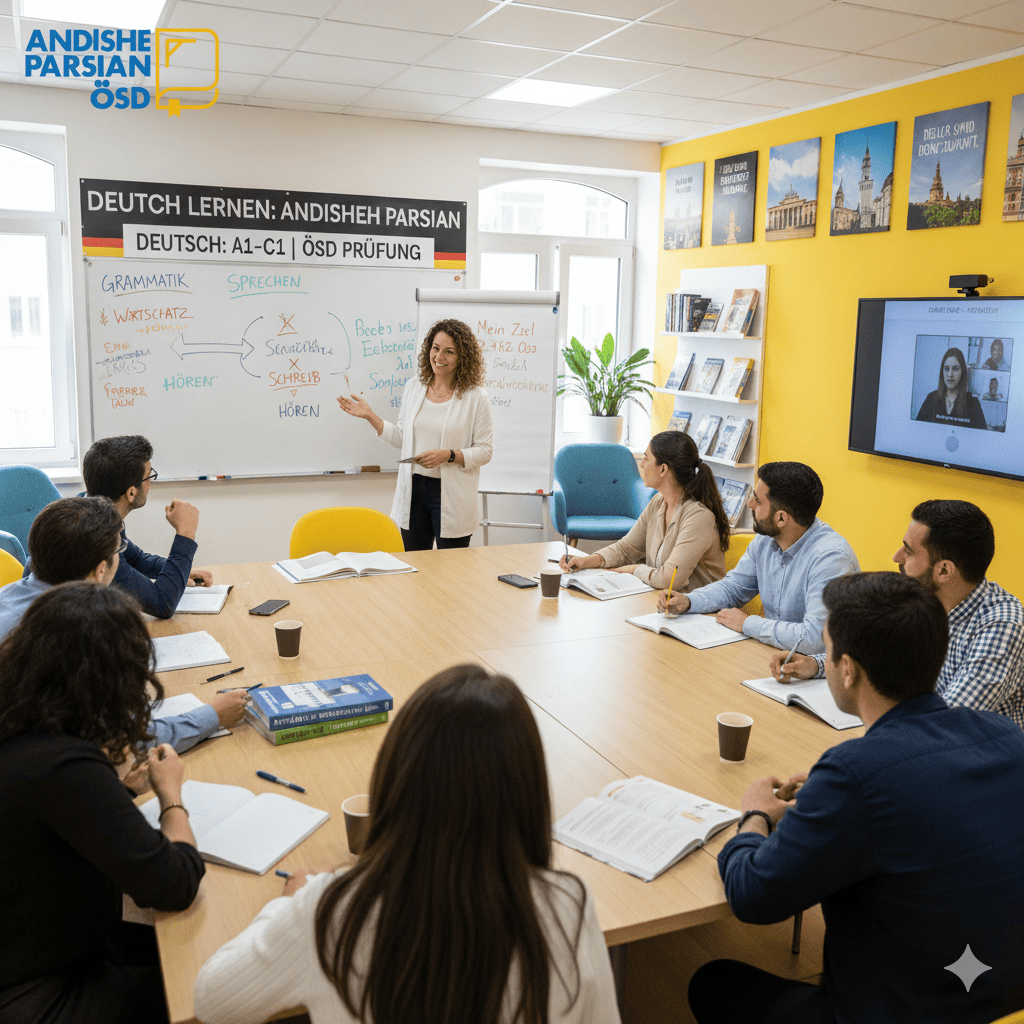 تاثیر شرکت در کلاس های زبان آلمانی